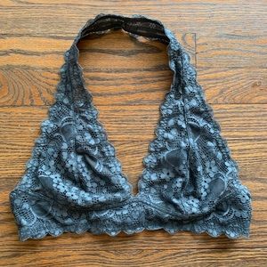 Free People Lace Halter Bra